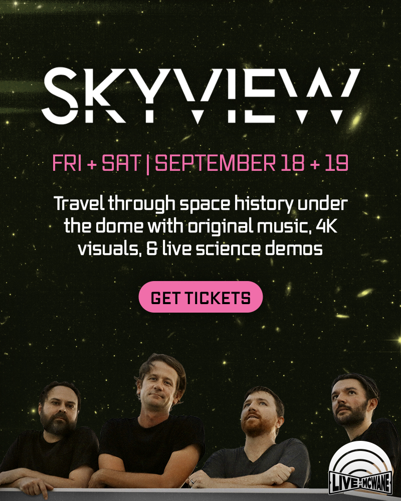 Skyview space rock band live at McWane