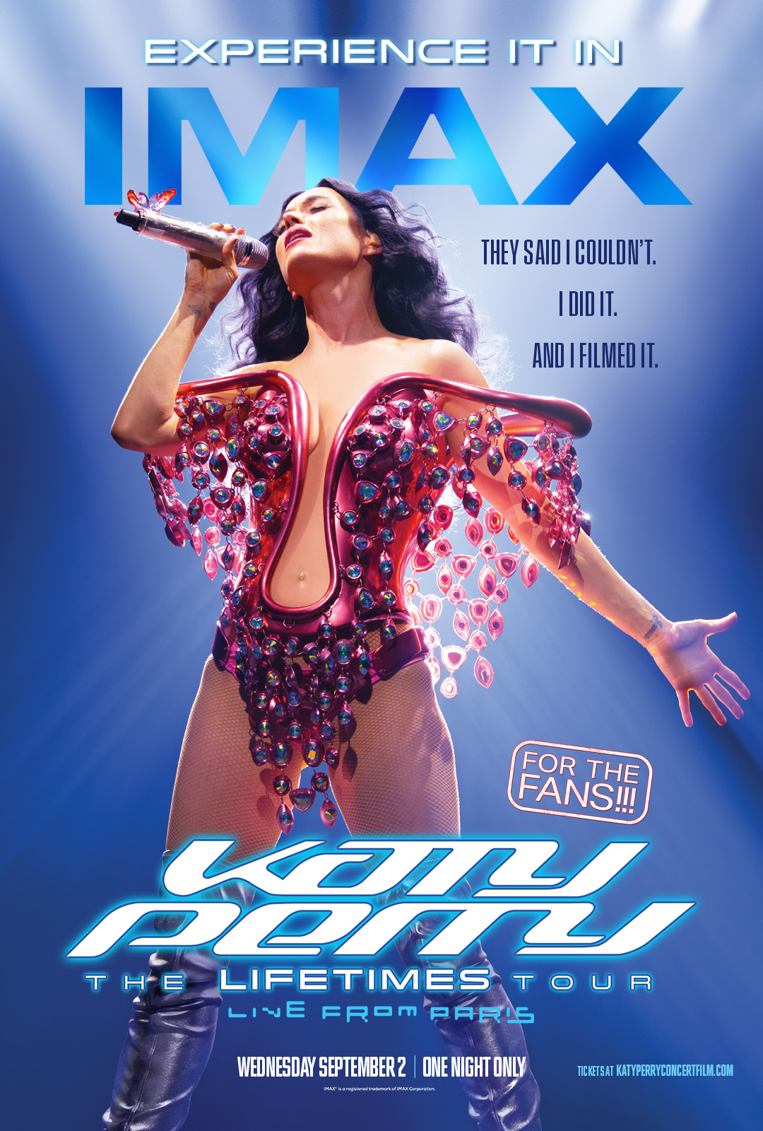 Katy Perry live from Paris in IMAX